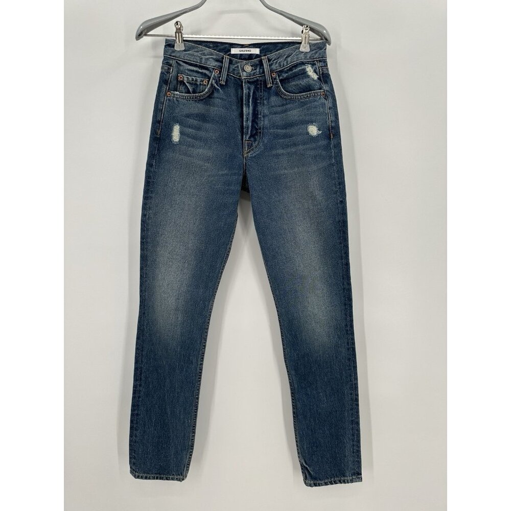 GRLFRND Denim Karolina High-Rise Skinny Jeans size 24 100% Cotton Made in USA